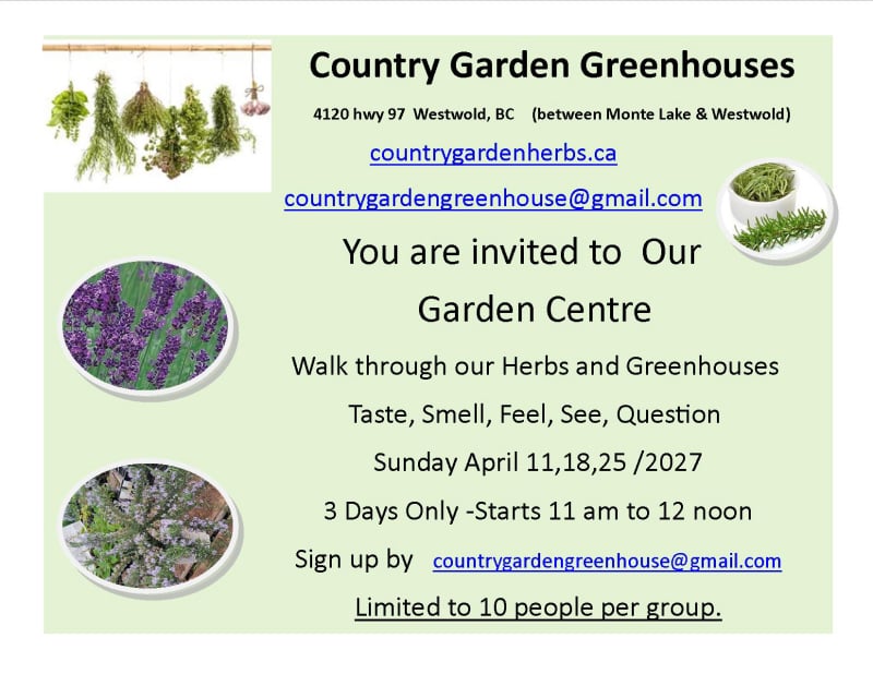 A walk in the greenhouses